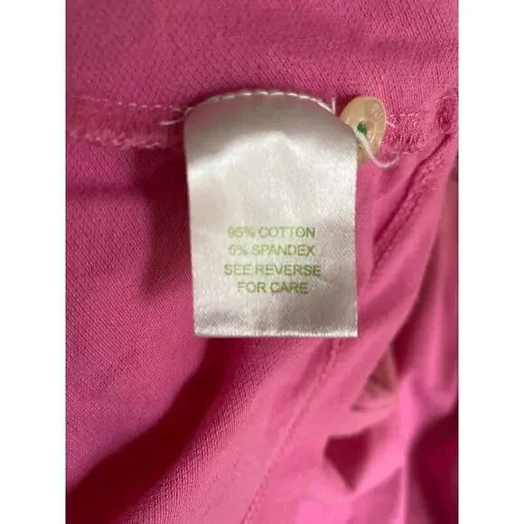Lilly Pulitzer Polo Dress Tennis Green Trim Cottagecore Brunch Coquette Preppy - Picture 9 of 9
